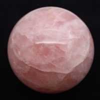 Esfera de quartzo rosa