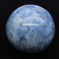 Esfera de calcita azul