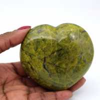 Coração de opala verde