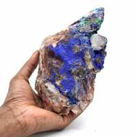 Azurita malaquita e galena