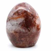 Pedra natural de quartzo vermelho