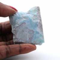 Placa larimar semi-polida