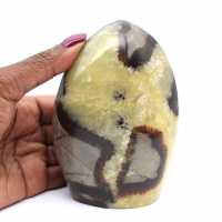 Pedra ornamental polida septaria de madagascar
