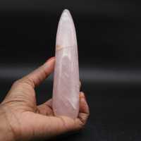 Vara de massagem de quartzo rosa