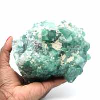 Pedra de cristal de fluorita verde de Madagascar