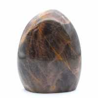 Pedra Microclina preta polida