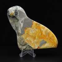 Decoração grande em pedra natural Jaspe Bumblebee