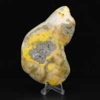 Pedra decorativa mineral Jaspe Bumblebee polida