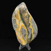 Jaspe Bumblebee polido, exemplar raro da Indonésia.