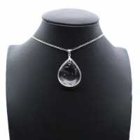 Pingente de cristal de rocha natural