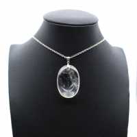 Pingente de cristal de rocha de Madagascar