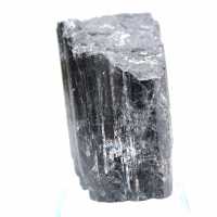 Cristal de turmalina negra bruta