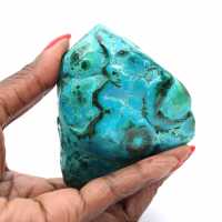Pedra polida Crisocola Congo