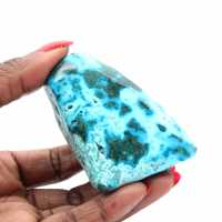 Bloco natural Crisocola Congo