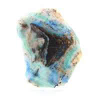 Fatia autêntica de pedra de azurita malaquita para decoração