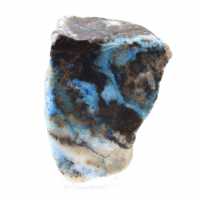 Fatia de azurita malaquita para coleção mineral