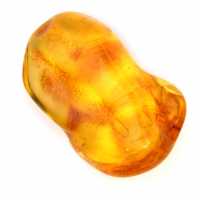 Pedra natural âmbar amarelo – seixo colecionável lituano