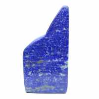 Enfeite de lápis-lazúli azul polido do Afeganistão