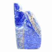 Pedra lápis-lazúli polida decorativa