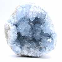 Geodo decorativo de celestita azul de Madagascar
