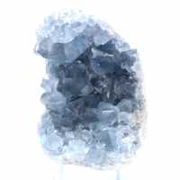 Geodo mineral de celestita azul Madagascar