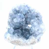 Geodo de celestita azul de Madagascar de qualidade premium
