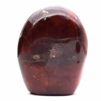 Ornamento de cornalina polida de qualidade - Mineral natural colecionável (Madagascar)