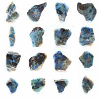 Fatia de azurita malaquita para coleção mineral Fatia de azurita malaquita para coleção mineral