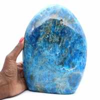 Apatita polida gigante, pedra ornamental de prestígio, Madagascar