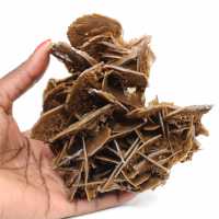 Barita marrom cristalizada do Marrocos Barita marrom cristalizada do Marrocos