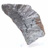 Pequeno exemplar de pirolusita, cristalização em Marrocos.