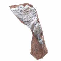 Pirolusita, espécime de cristal fino do Marrocos