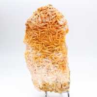 Cristais naturais de barita laranja do Marrocos