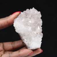 Drusas de quartzo com goethita, espécime mineral 155g