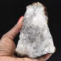 Cristais de quartzo com inclusões de goethita, Marrocos, Coleção de Minerais