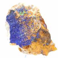 Espécime de Malaquita Azurita Bicolor