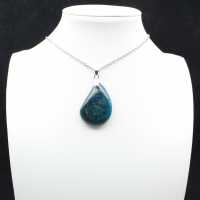 Pingente de Apatita de Madagascar - Cristalização Natural