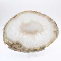 Exemplar maciço de ágata polida