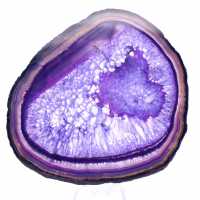 Placa de Ágata Roxa Brasileira: Objeto Decorativo