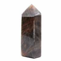 Prisma da Coleção Microclina - Mineral Pedra da Lua Negra