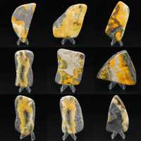 Jaspe Bumblebee, pedra natural, exemplar compacto Jaspe Bumblebee, pedra natural, exemplar compacto