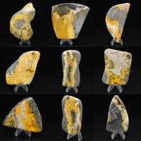 Jaspe Bumblebee, pedra natural, exemplar compacto Jaspe Bumblebee, pedra natural, exemplar compacto