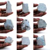 Placa larimar semi-polida