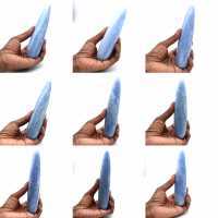 Bastão de calcita azul