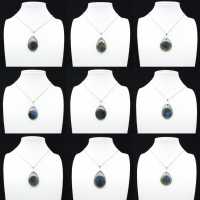 Pingente de gota de labradorite Pingente de gota de labradorite