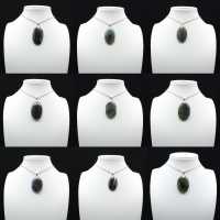 Pendente Oval Labradorita