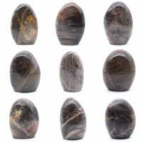 Pedra da lua negra natural Pedra da lua negra natural