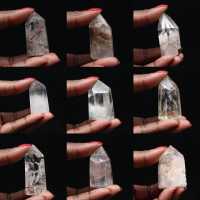 Prisma de quartzo com inclusão