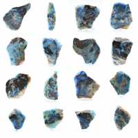 Fatia de azurita malaquita para coleção mineral Fatia de azurita malaquita para coleção mineral