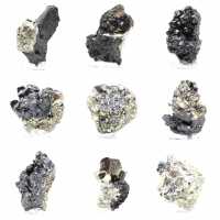 Peça de Coleção Esfalerite e Pirite